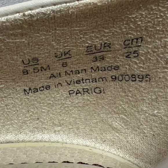 Life Stride Parigi Slip on Heels Beige Neutral Pumps Classic Round Toe Heels 8.5 - Picture 10 of 12